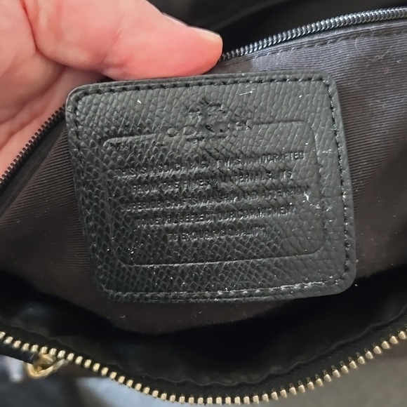 Coach Ava Chain Tote Signature Canvas in Brown/Black Authentic - Picture 6 of 7